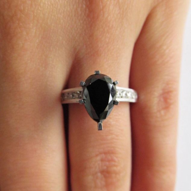 black diamond engagement rings 